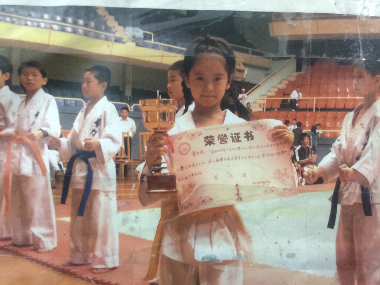 lil me, big trophy :)